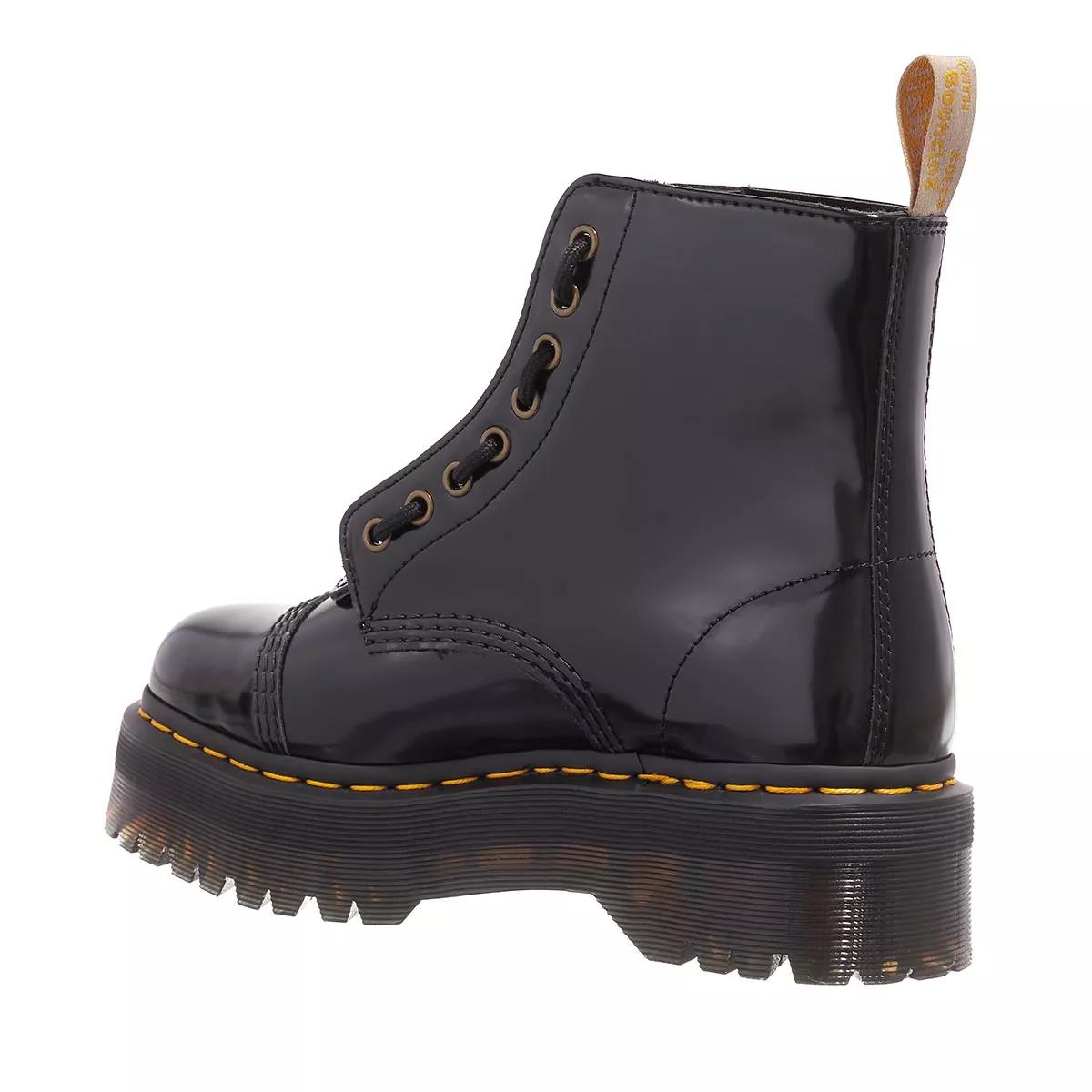 Dr martens best sale front zip black