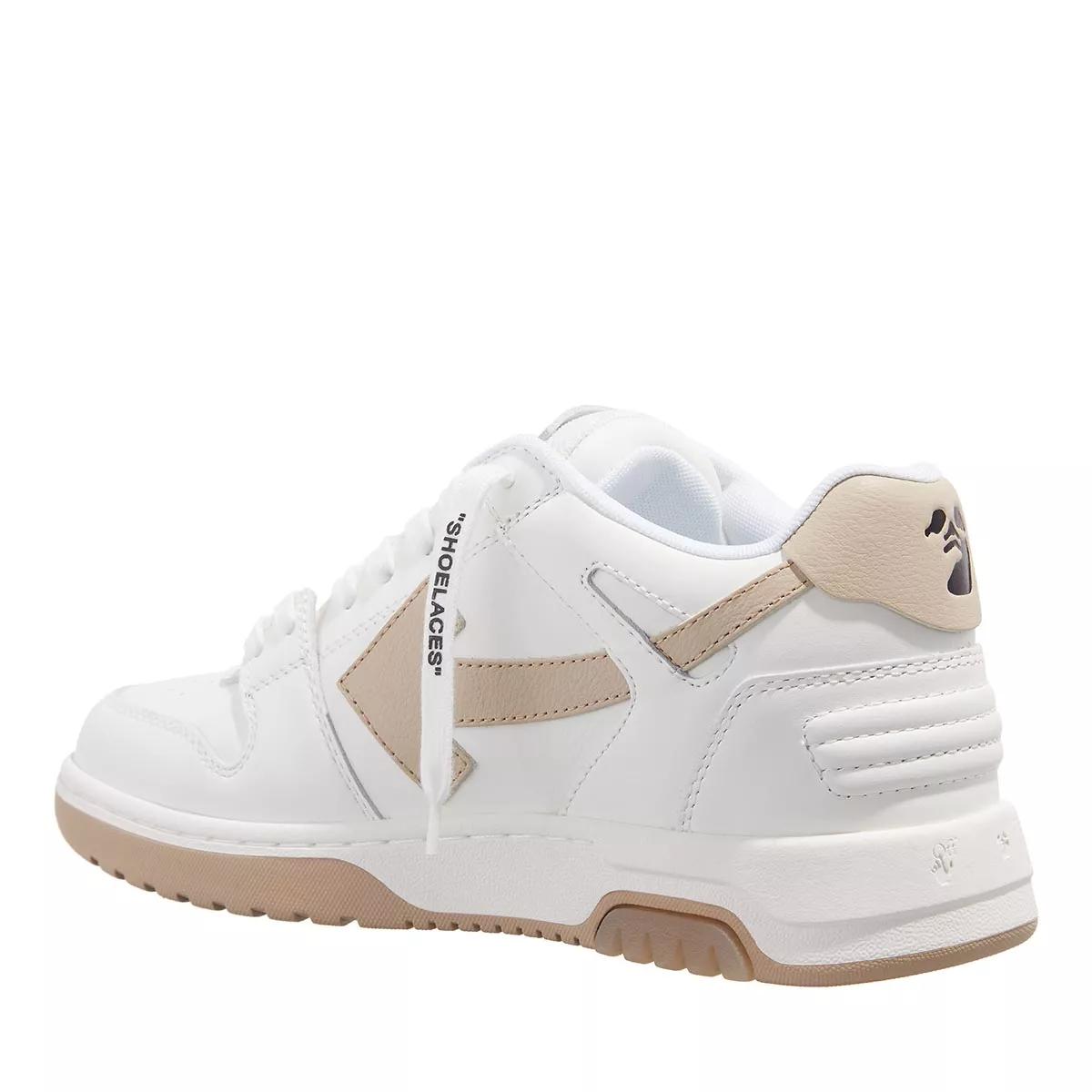 Off-White Out Of Office Calf Leather White Sand | Low-Top Sneaker