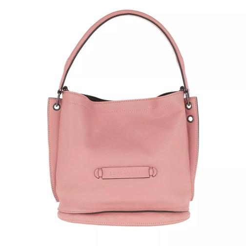 Longchamp Longchamp 3D Bag Leather Pink Bucket Bag