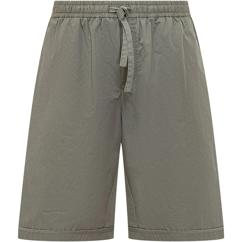 Dolce&Gabbana Shorts Bermuda con Vita Elastica e Coulisse grün
