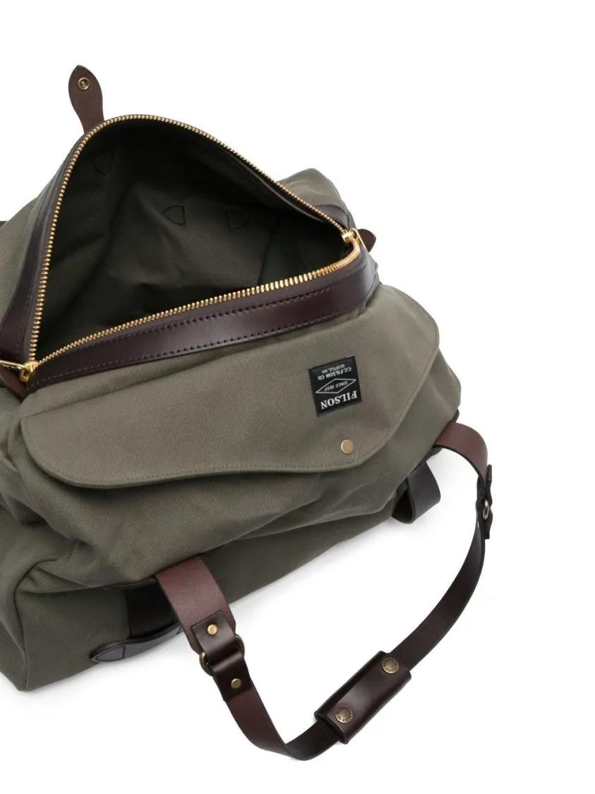 Filson Green Brown Travel Bag Medium Green Weekender