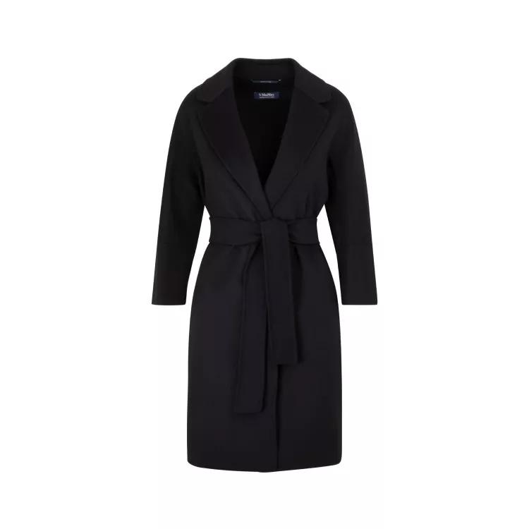 Max Mara - Wool Arona Coat - Größe 42 - black