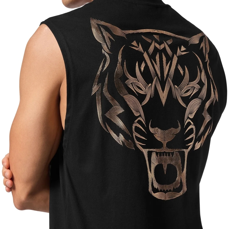 Plein Sport Top Tank-Top Tiger schwarz(Image 5)