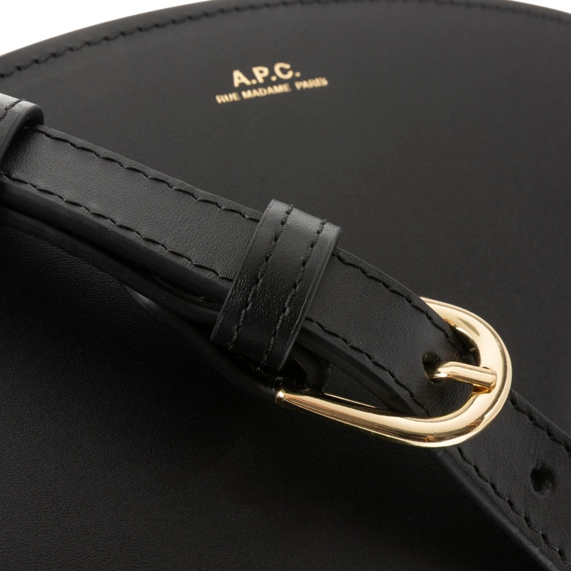 A.P.C. Crossbody Bag Sac Demi-Lune Mini Black(Image 9)