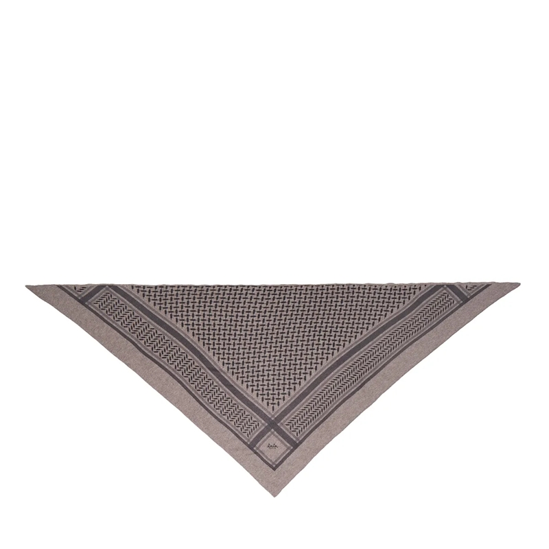 Lala Berlin Wollschal Triangle Trinity Classic M Stradivari Dark Brown Melange