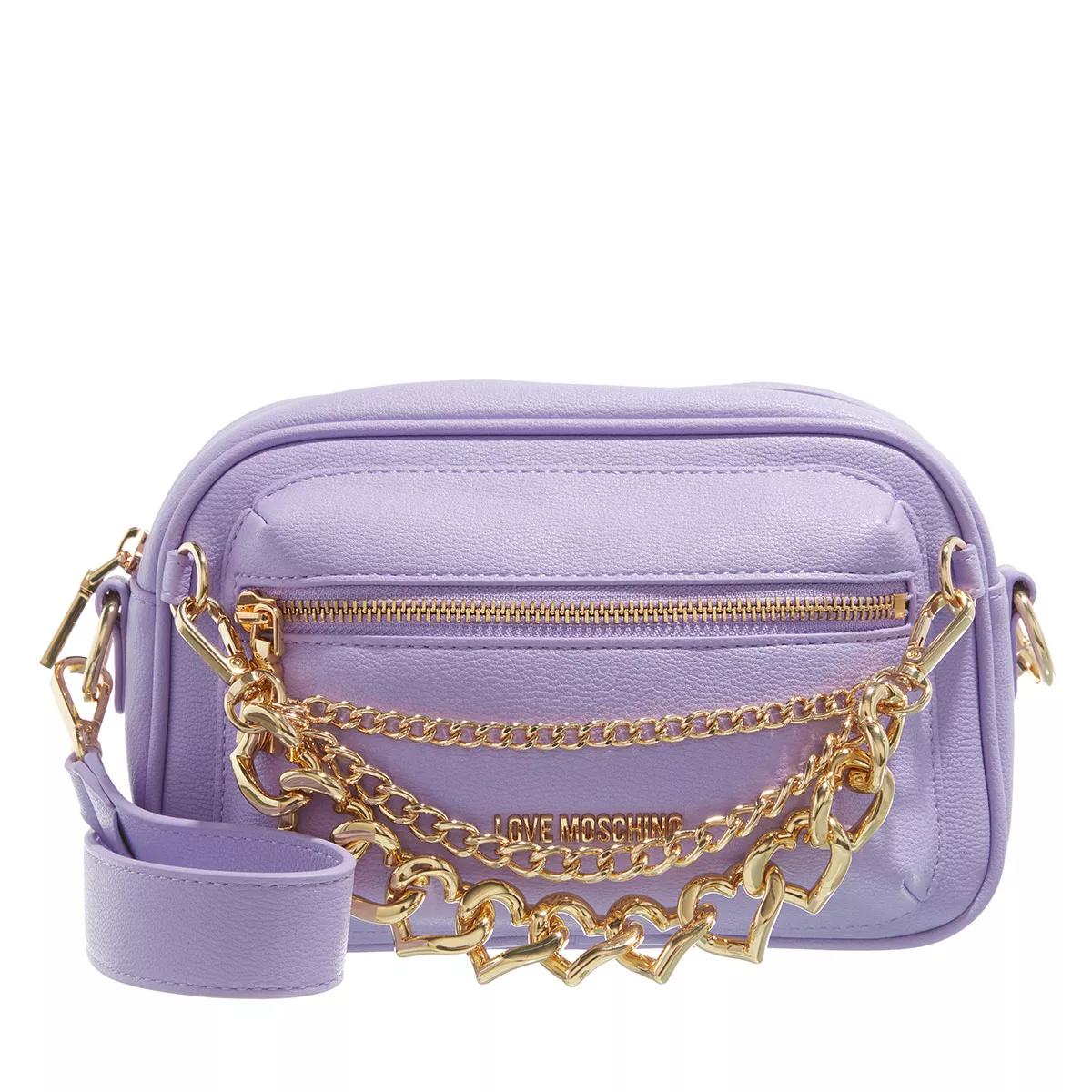 Love Moschino Crossbody Bags - Charm Chains - Gr. unisize - in Violett - für Damen