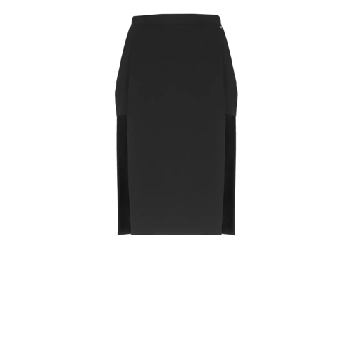 Elisabetta Franchi Jupes midi Skort With Logo Black