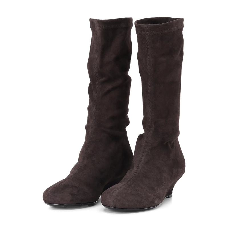 Agl Schuhe Stiefelette Demi Wetch aus Leder braun