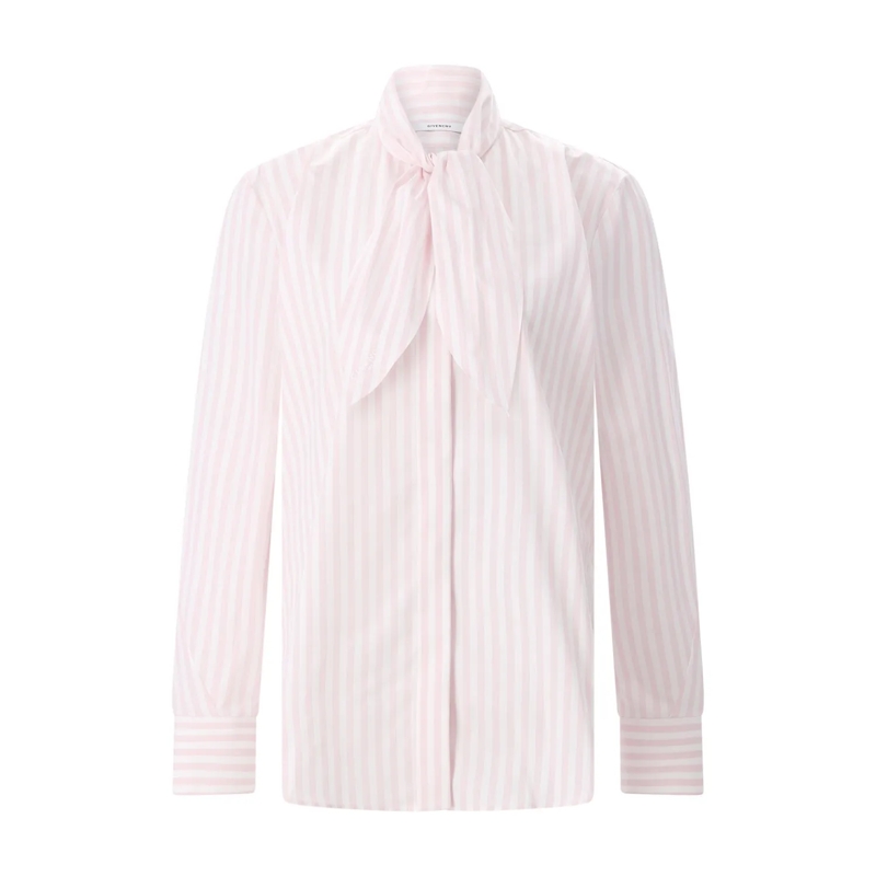 Givenchy Bluse Hemdbluse aus Baumwolle pink(Image 2)