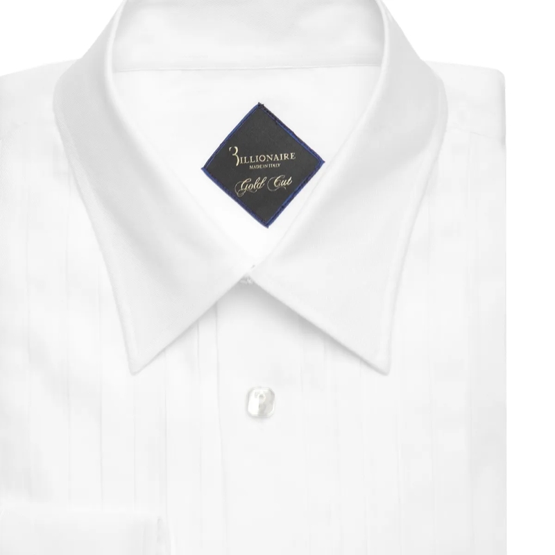 BILLIONAIRE Hemd Hemd Goldschnitt Ls weiss(Image 5)