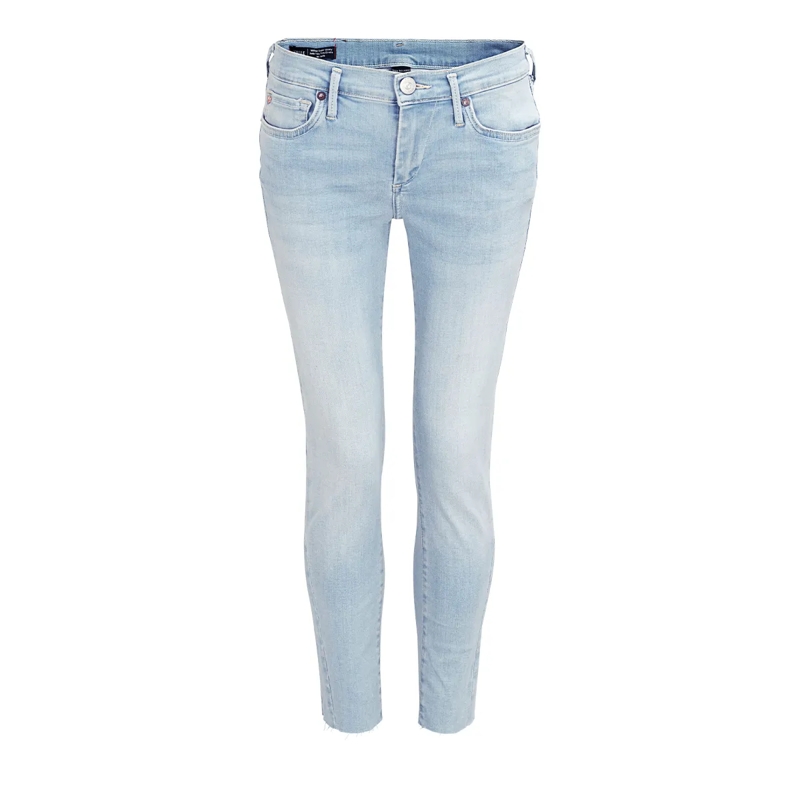True Religion Jeans Jeans HALLE Crop Slit blau