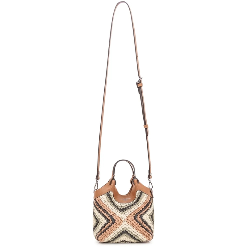 Gianni Chiarini Sac à bandoulière Borsa a Mano Dua con Trama Intrecciata Geometrica mehrfarbig(Image 2)