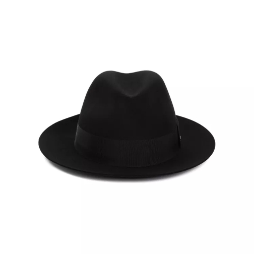 Saint Laurent Hut Black Wool Hat Black