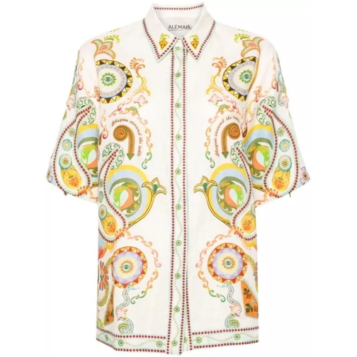 Alemais Pinball Linen Shirt Multicolor 