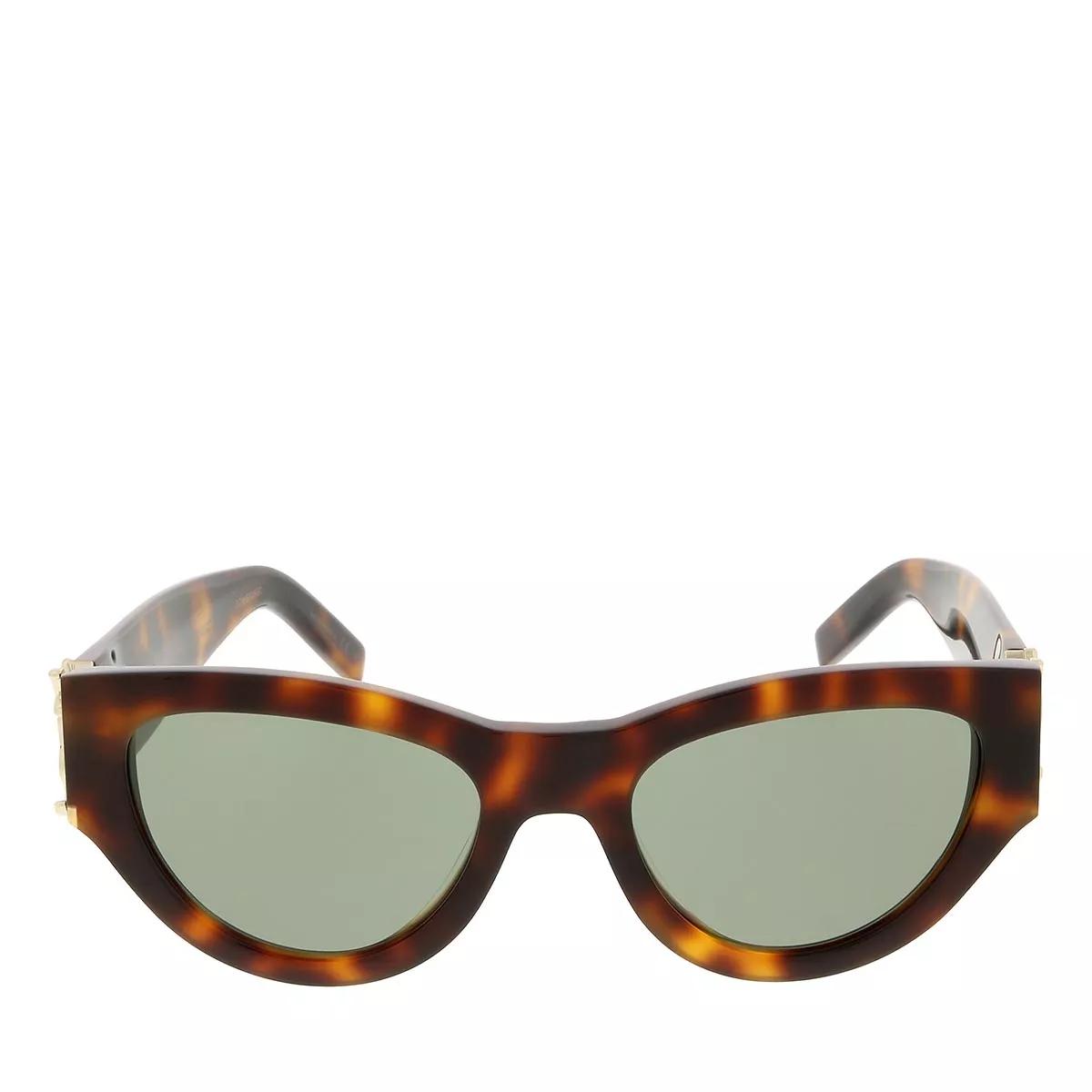 Saint Laurent Monogram Havana/Green Sunglasses SLM104003