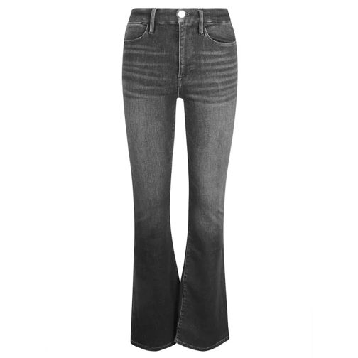 FRAME High-Waisted Bootcut Jeans Grey 