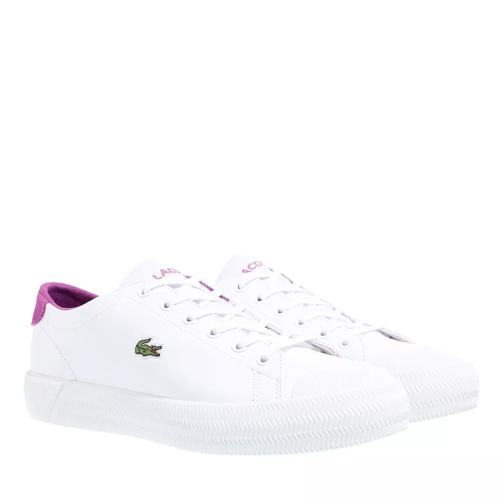 Lacoste Gripshot 123 4  White Purple Low-Top Sneaker