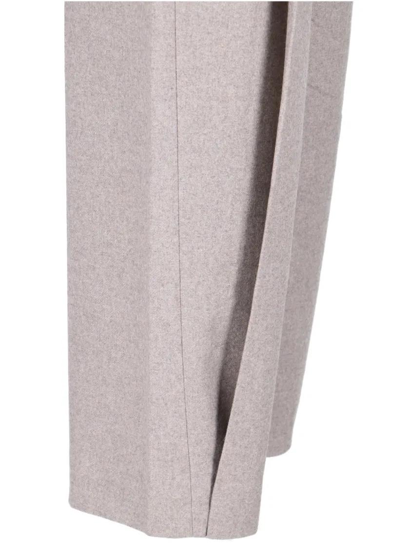 パンツ Filippa K K Wide Trousers In Grey Wool Blend Filippa K Pleated Trousers (FK29976) - Straight leg trousers