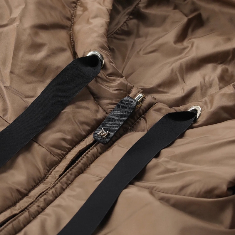 Max Mara Übergangsjacke Jacke Greenh mit Kamelwolle braun(Image 3)