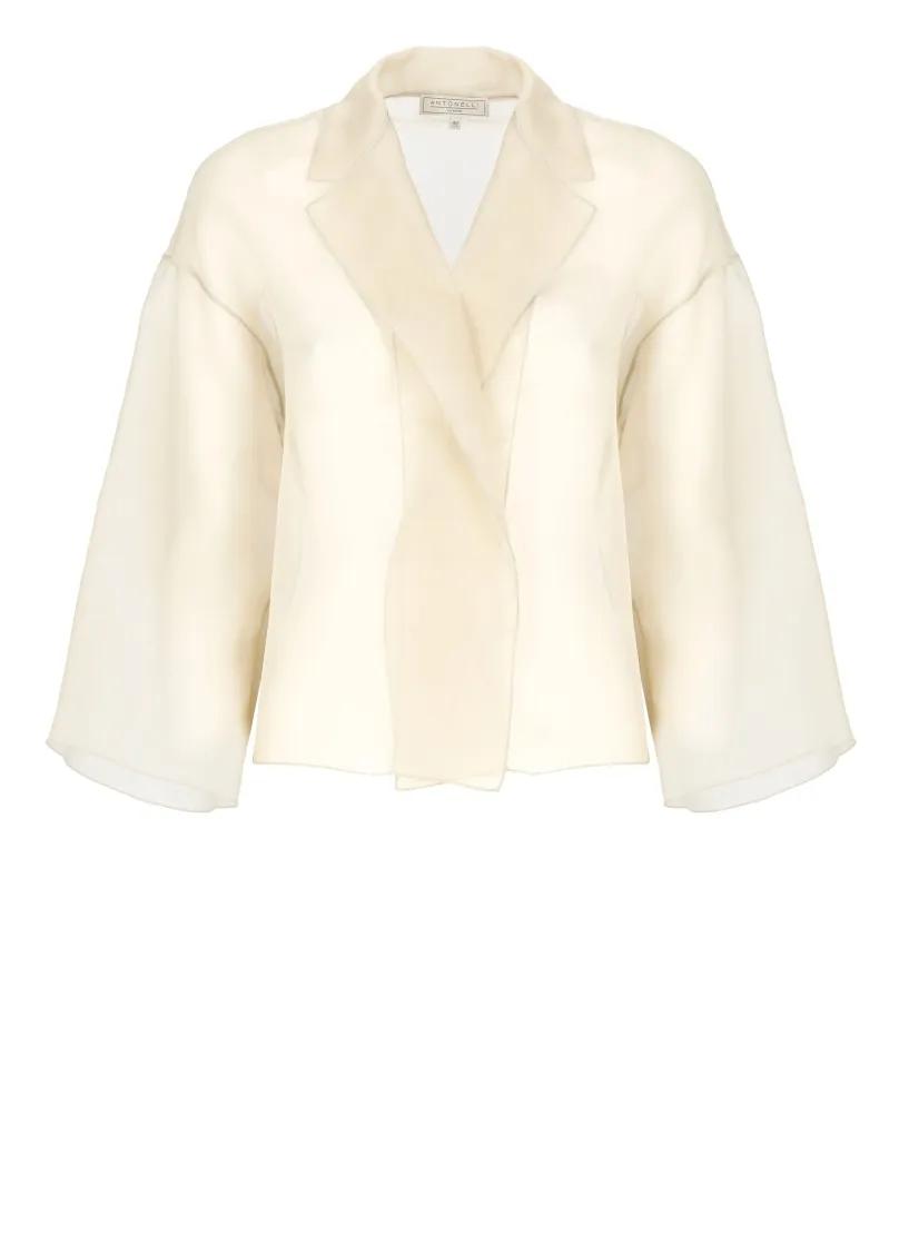 Thumbnail - Antonelli - Beige Emma Blazer - Größe 40 - beige