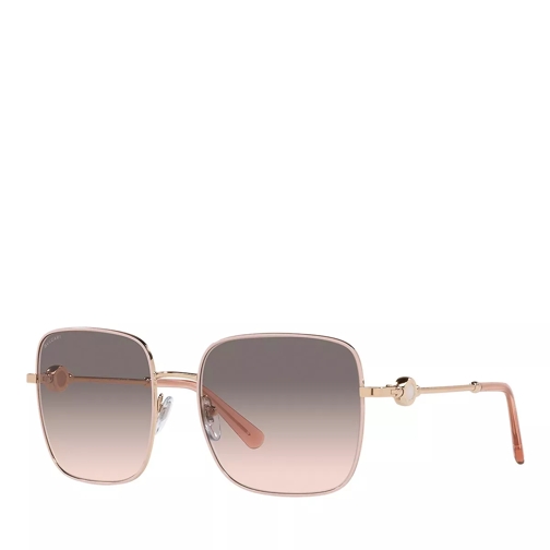 BVLGARI 0BV6165 Sunglasses Pink Gold/Champagne Zonnebril