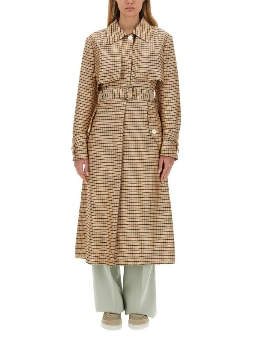 Thumbnail - Lanvin - Belted Trench Coat - Größe 38 - beige
