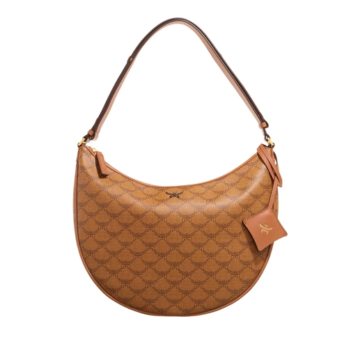 MCM Hobo Bag Himmel Lts Hobo Med Co Cognac