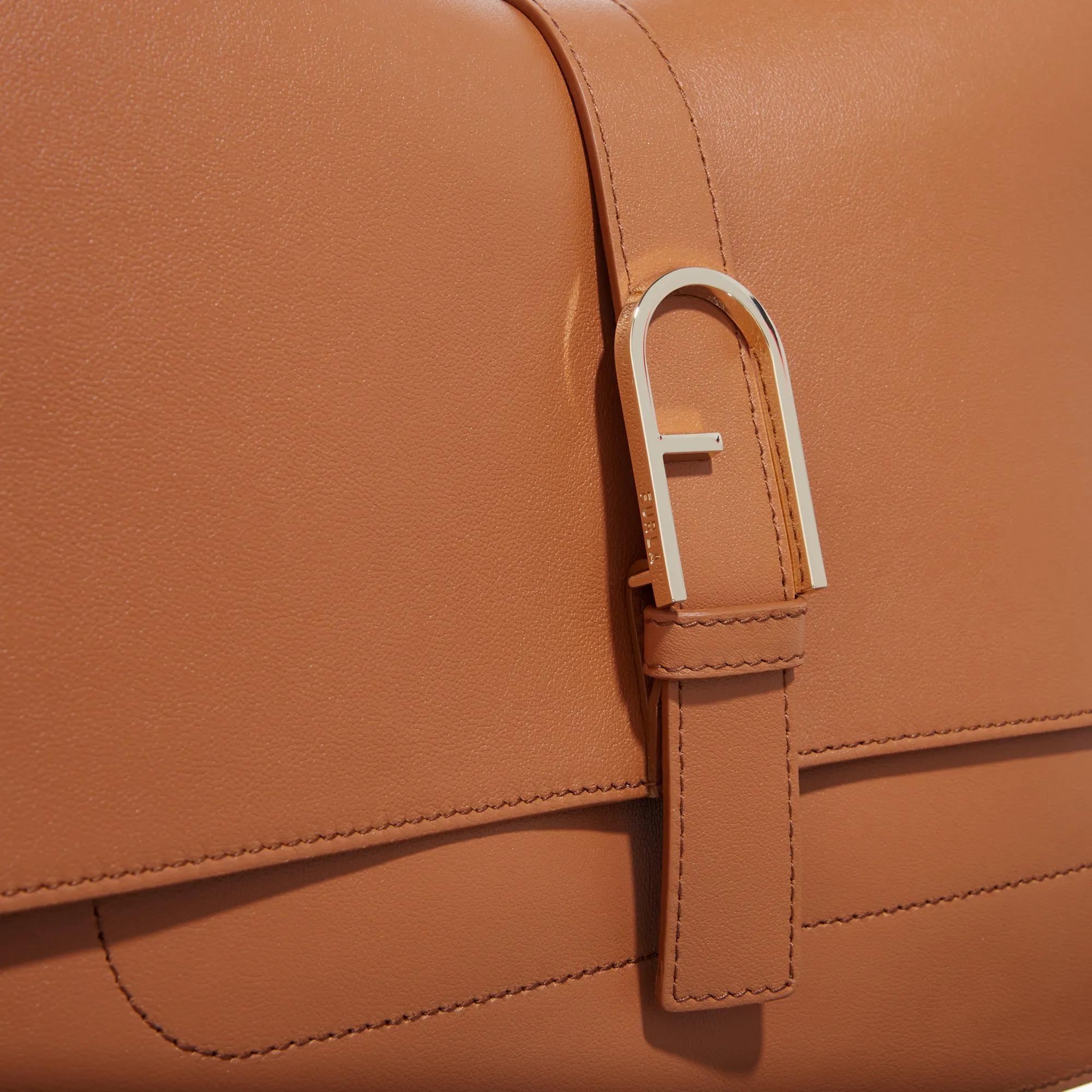 Furla Satchels Flow L Top Handle in bruin