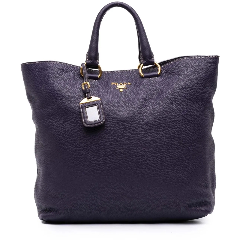 Prada Sac à bandoulière Vitello Daino Open Convertible Tote lila