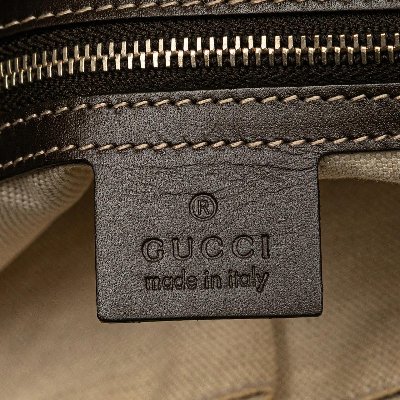 Thumbnail - Gucci Shopper - GG Canvas Web Mayfair Tote - Gr. unisize - in Braun - für Damen