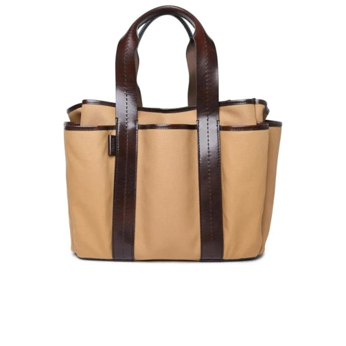 Max Mara 'Giardiniera' Brown Cotton Bag Brown Fourre-tout