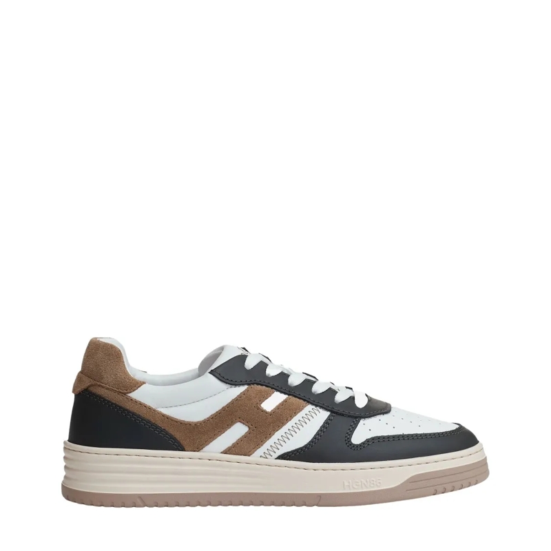 Hogan Lage-top sneaker Basket Leather Blue White Beige White