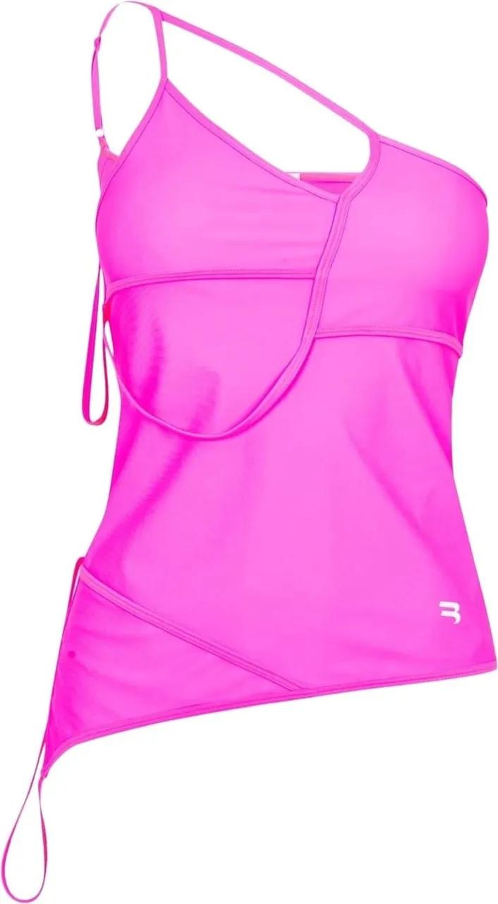 Thumbnail - Balenciaga - Asymmetric Strap Top - Größe 40 - rosa