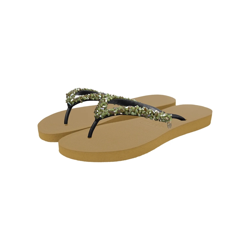 UZURII Flip Flops Zehentrenner Classic Aby Army Green gelb(Image 2)