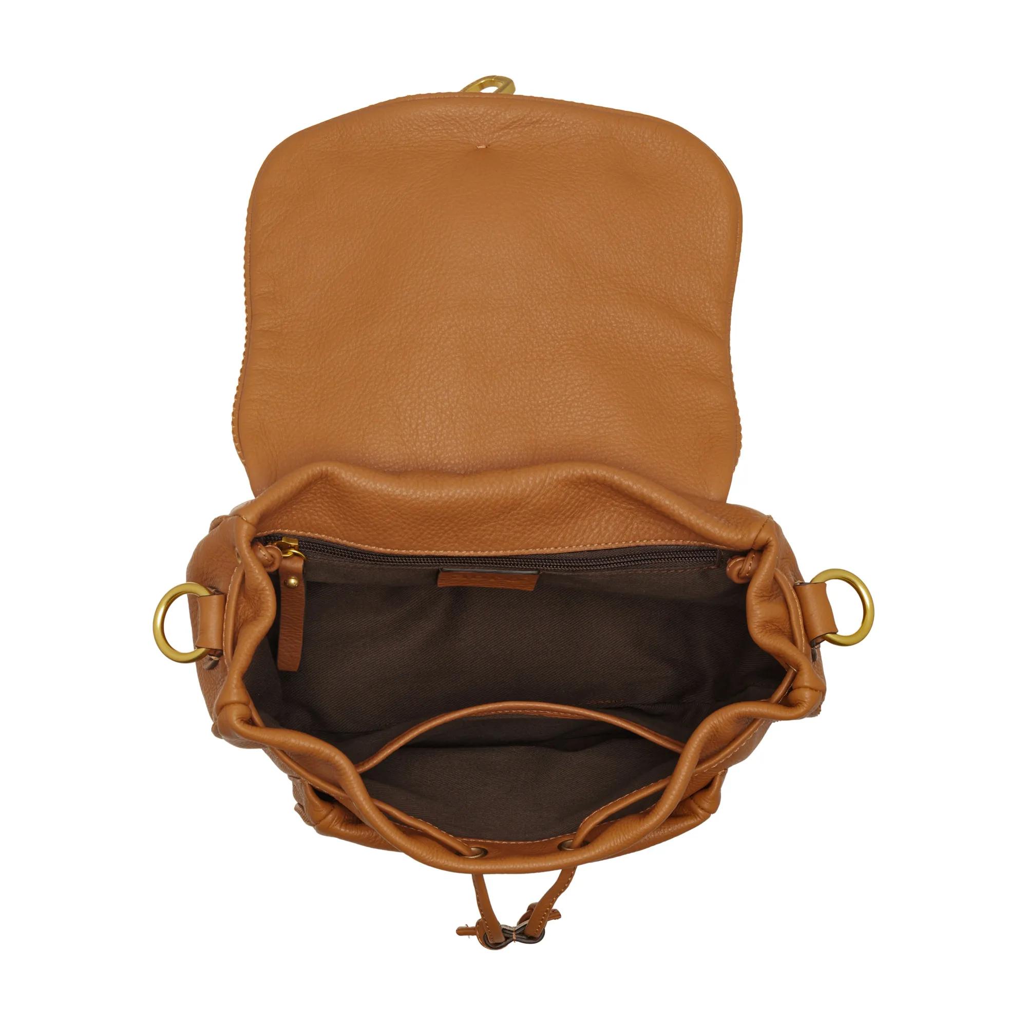 abro Crossbody bags Schultertasche Star Saddle Cuoio in bruin