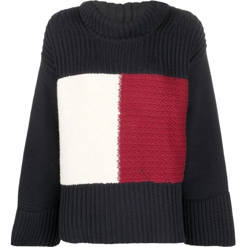 Tommy Hilfiger T-shirts Th Collection Flag Icon Sweater blau