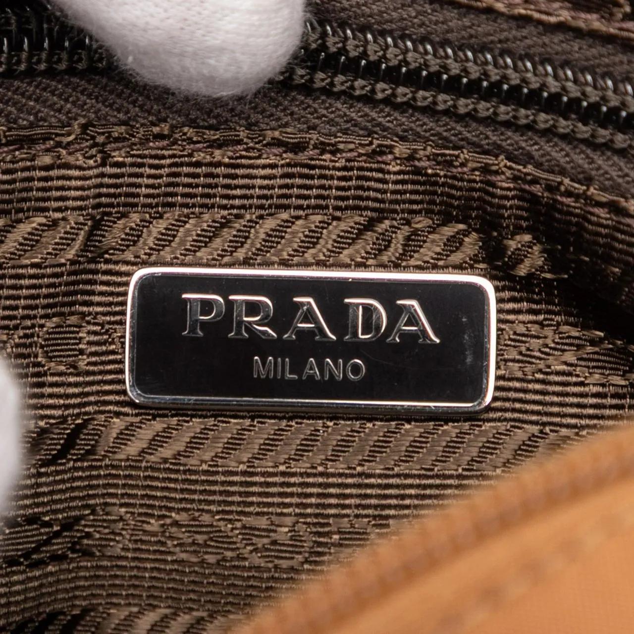 Thumbnail - Prada Kosmetiktaschen - Micro Re-Nylon Pouch - Gr. unisize - in Braun - für Damen