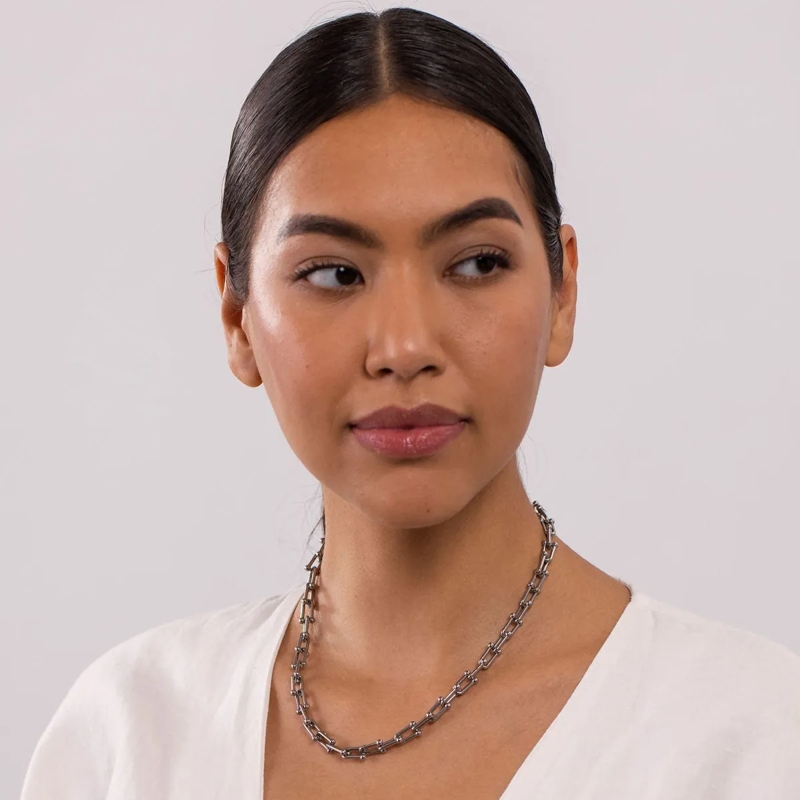 Purelei Mittellange Halskette Kette Kalele silber(Image 2)