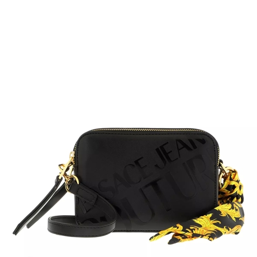 Versace Jeans Couture Small Camera Bag Leather Black Crossbodytas