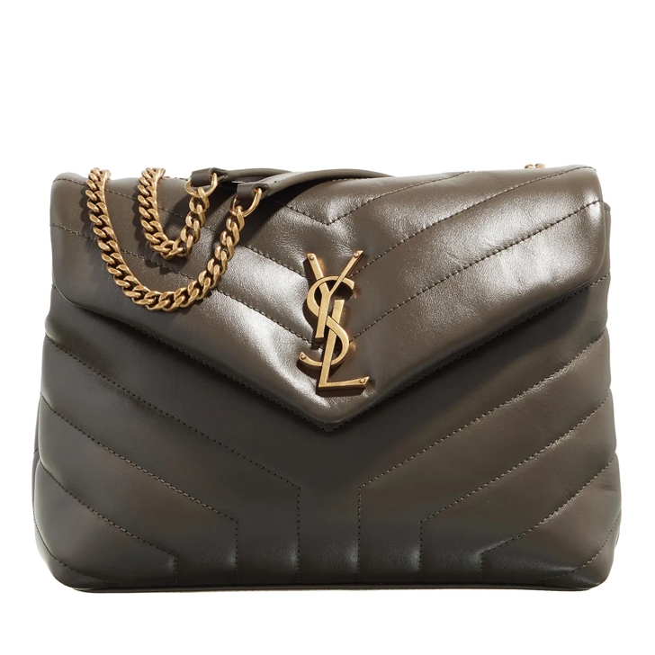 Ysl loulou small pebbled leather sale