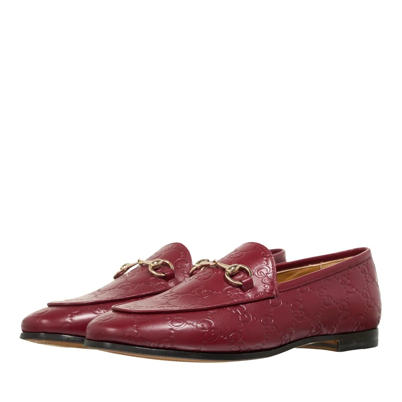 Gucci Loafer Moccassin Jordaan Rosso Ancora(Image 4)
