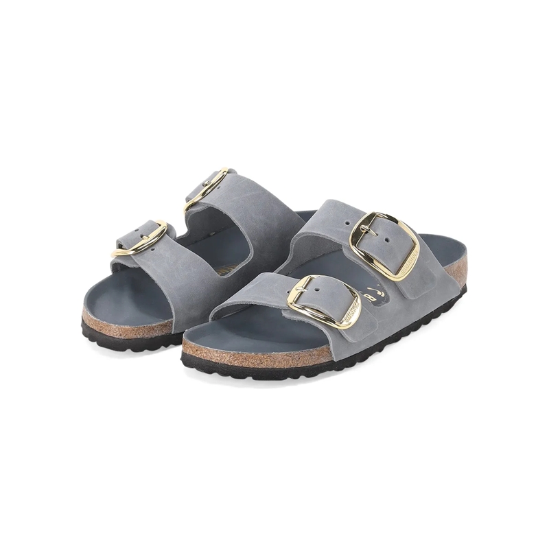 Birkenstock Schnürschuhe Sandalen Arizona aus Leder grau