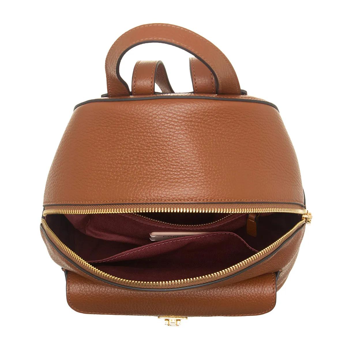 Coccinelle Rugzakken Beat Generatio in cognac