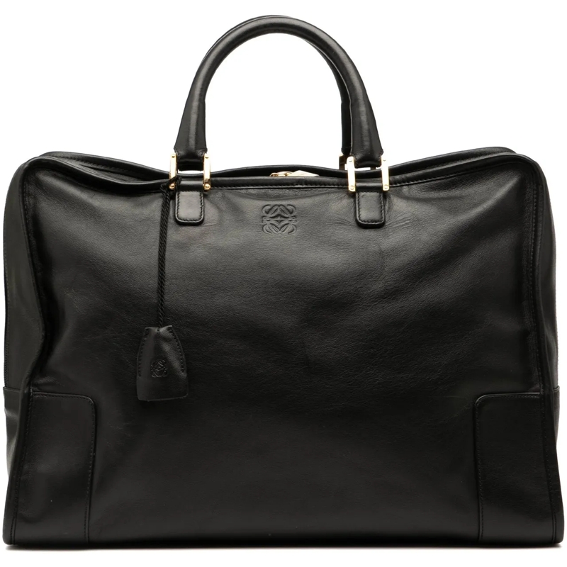Loewe Tote Leather Amazona 40 schwarz