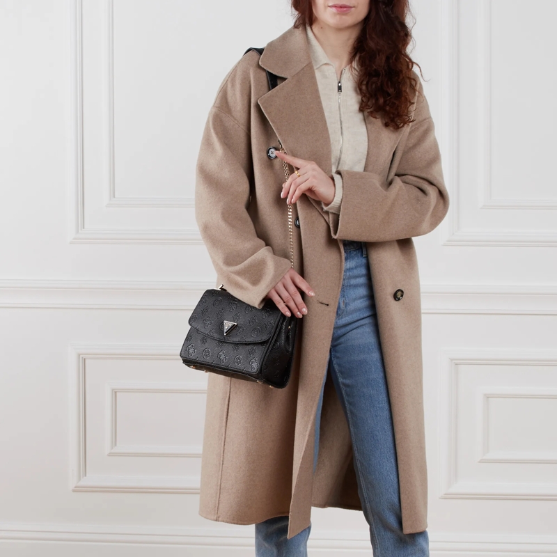 Guess Crossbody Bag Cresidia Status Shldr Satchel Black(Image 2)