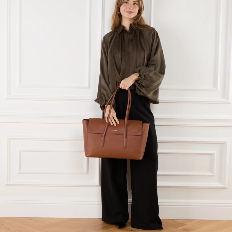 Coccinelle Shopper Coccinelledouble Beat Cognac(Image 4)