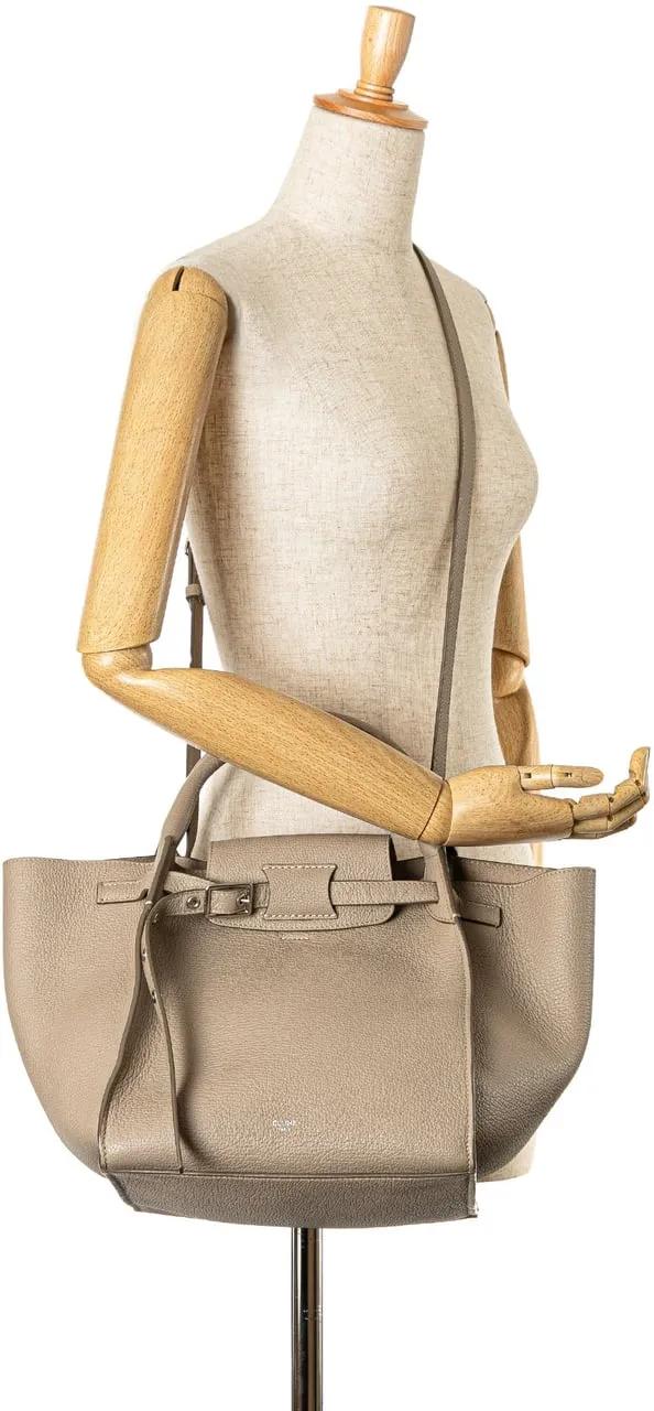 Celine Totes & shoppers Small Big Leather Satchel in bruin