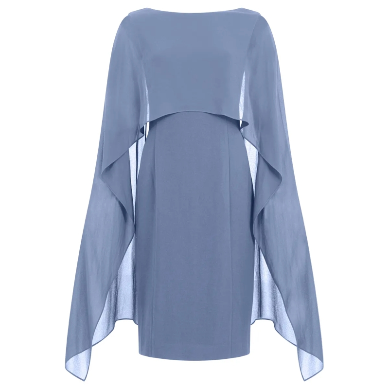 Apart Abendkleid Kleid mit Chiffonstola hell-blau