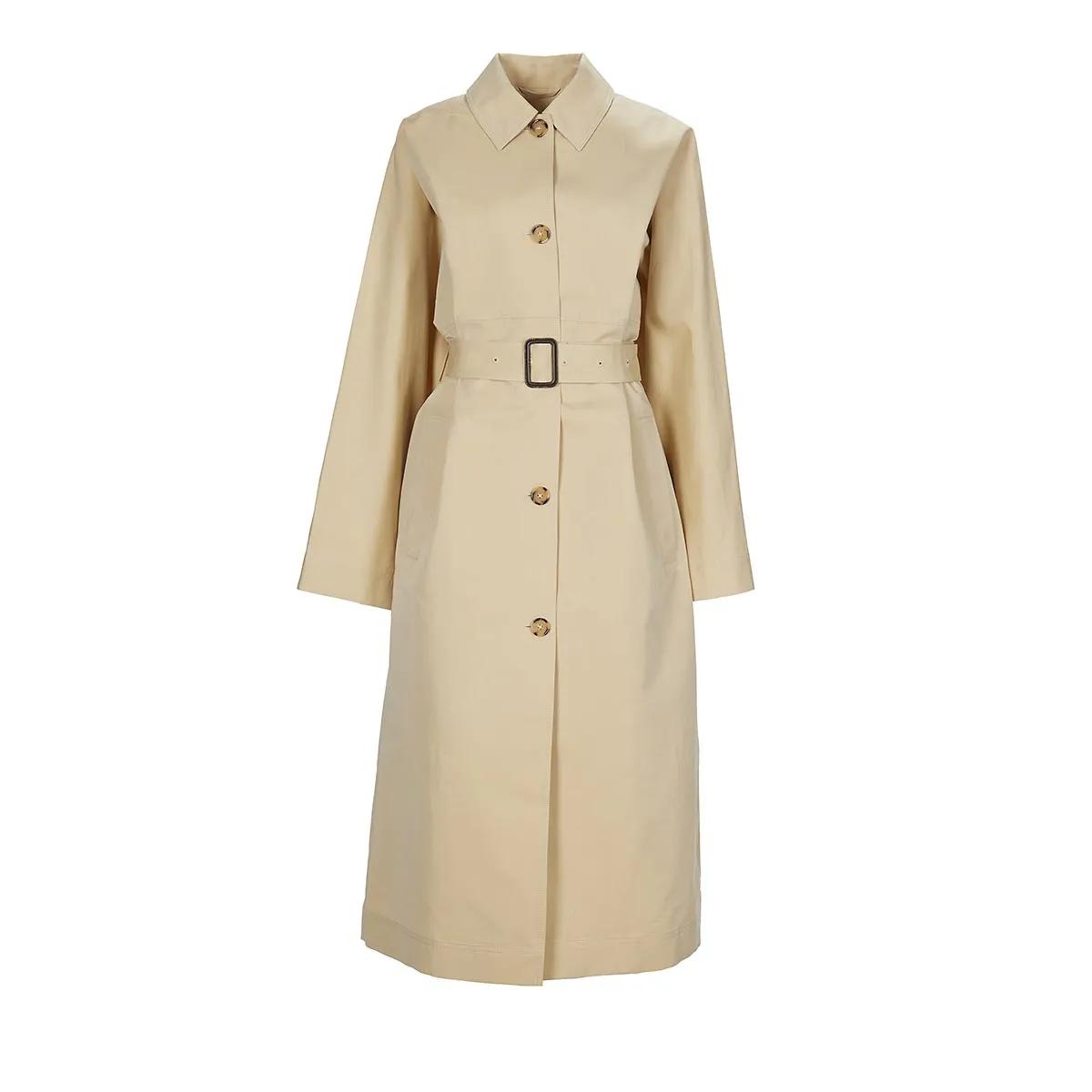 TOTEME - Tumbled Cotton-Silk Trench - Größe 36 - creme