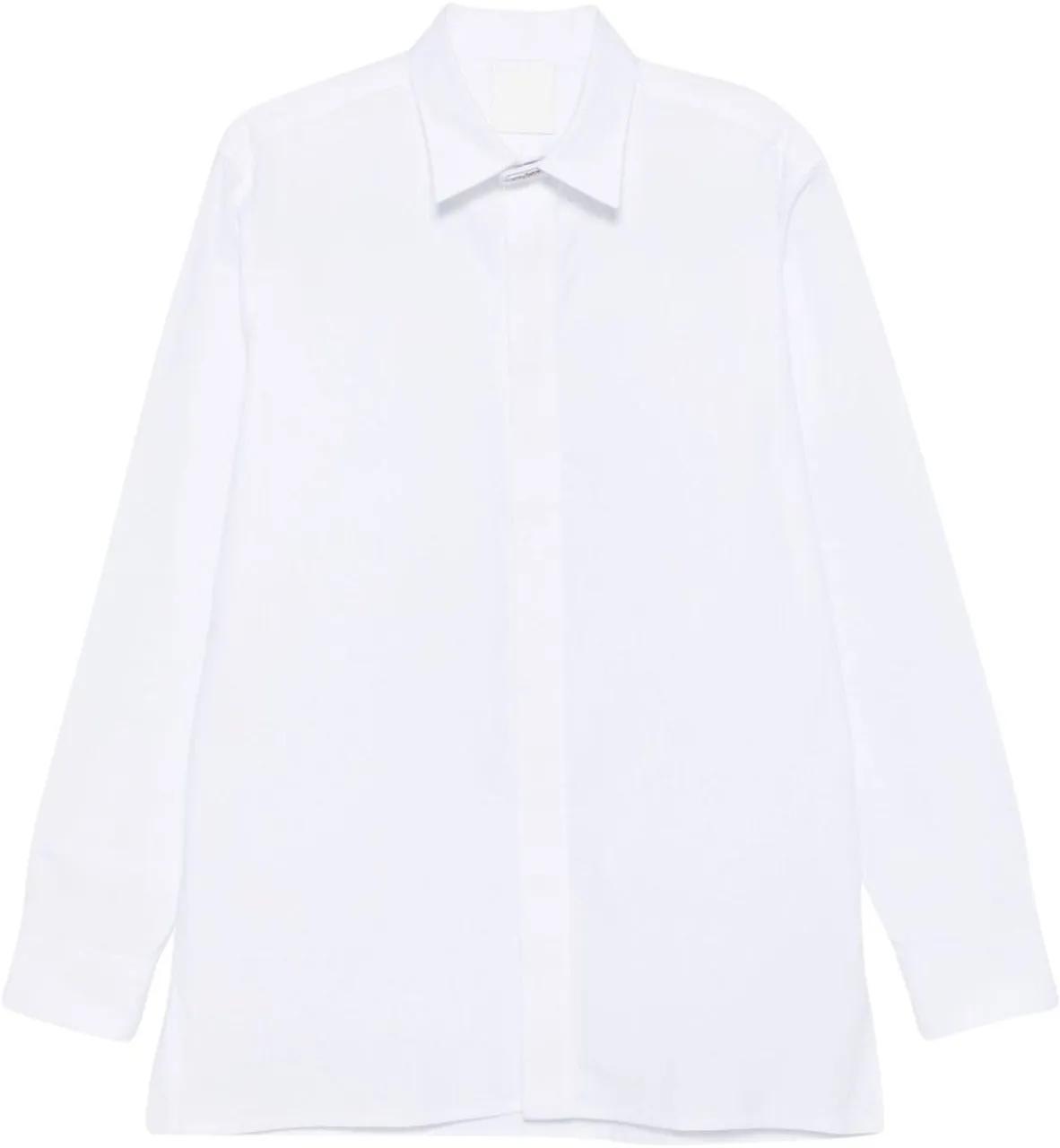 Thumbnail - Givenchy - Heren Shirt met 2G clip Wit - Größe 41 - weiß